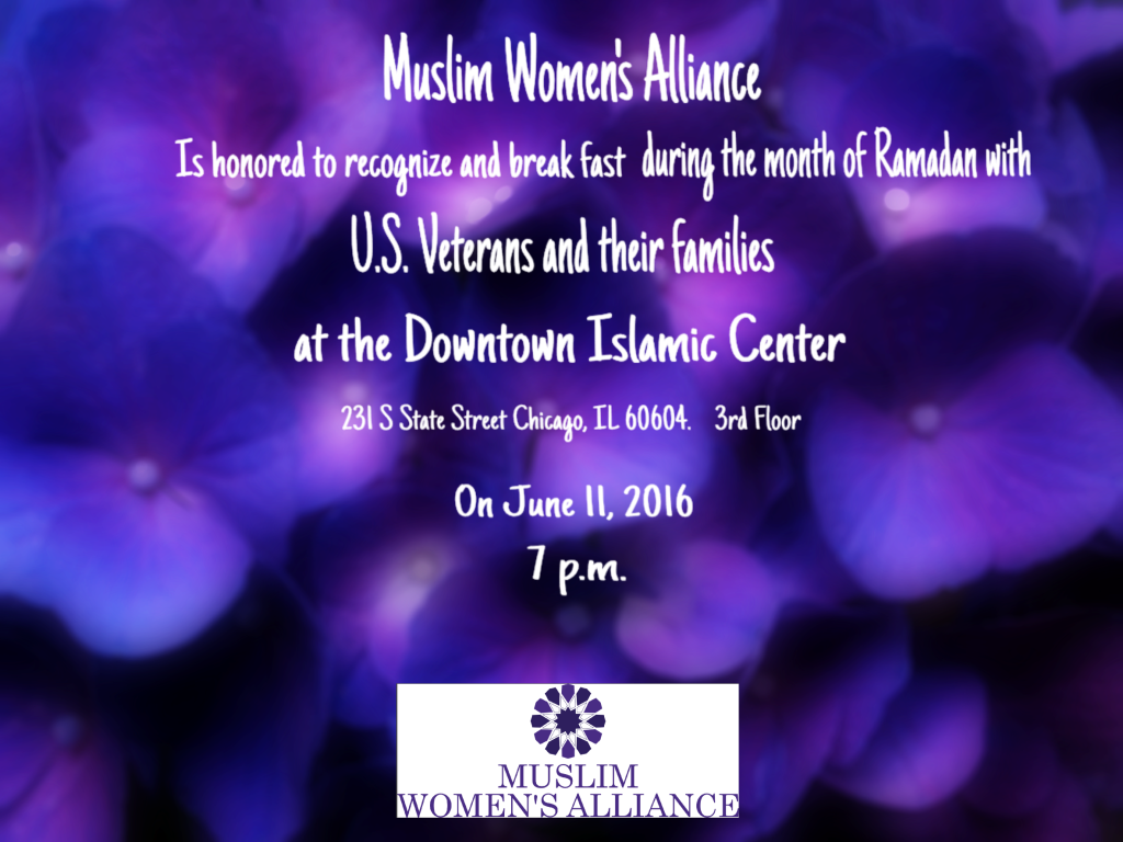Muslim Women's Alliance Iftar @ Islamic Center | Chicago | Illinois | United States