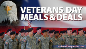 veterans day meals discounts