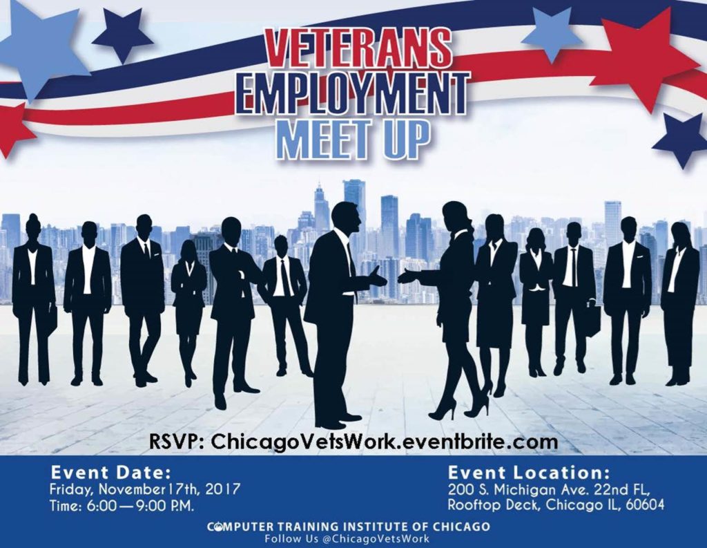 Veterans & Veteran Employers Meet-Up Event @  The Cliff Dwellers  | Chicago | Illinois | United States
