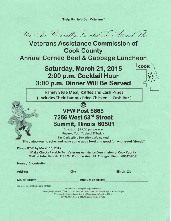 VAC Dinner Flyer