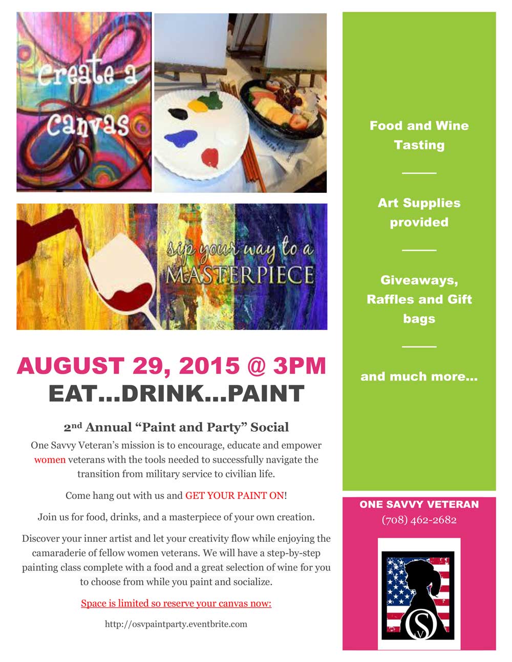 2nd Annual Eat Drink Paint Social