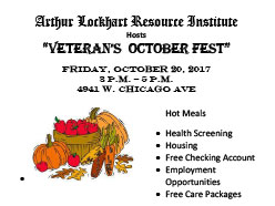 Arthur Lockhart Resource Institute Presents Veterans October Fest 2017 @ Healing Temple Church | Chicago | Illinois | United States