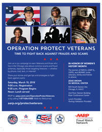 AARP Operation Protect Veterans @ Jesse Brown VA Medical Center  | Chicago | Illinois | United States