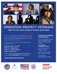 AARP Operation Protect Veterans @ Jesse Brown VA Medical Center | Chicago | Illinois | United States
