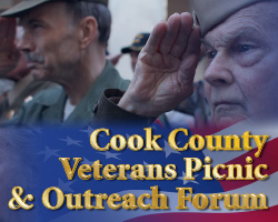 Cook County Veterans Picnic and Outreach Forum 2019 @ Brookfield Zoo in the Swan Pavilion