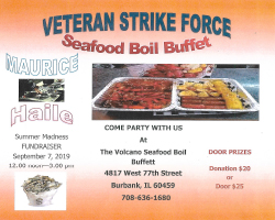 Veterans Strike Force 2019 Fundraiser @ Two Volcano Seafood Boil Buffet